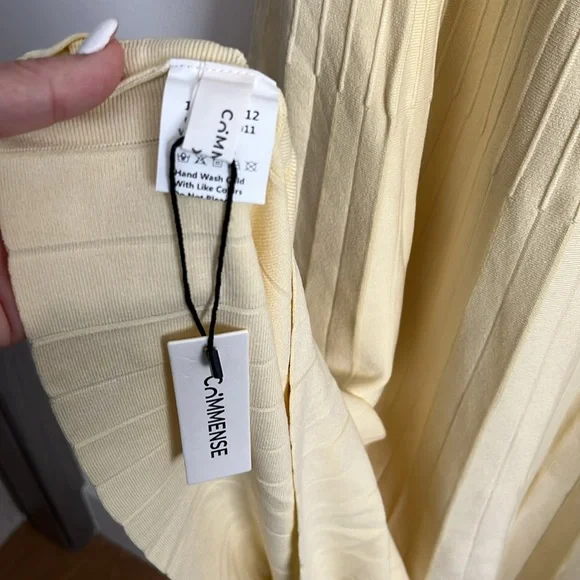 Commense Yellow Midi Dress - Picture 13 of 15